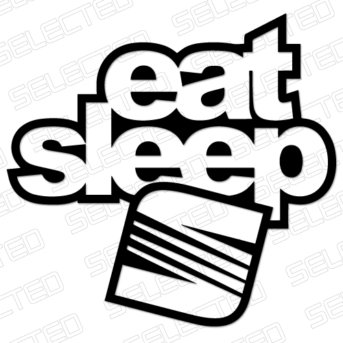 Najlepsze naklejki z kategorii EAT SLEEP!